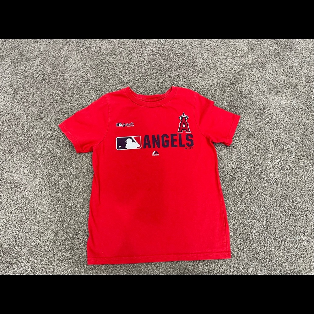 Angels baseball tee